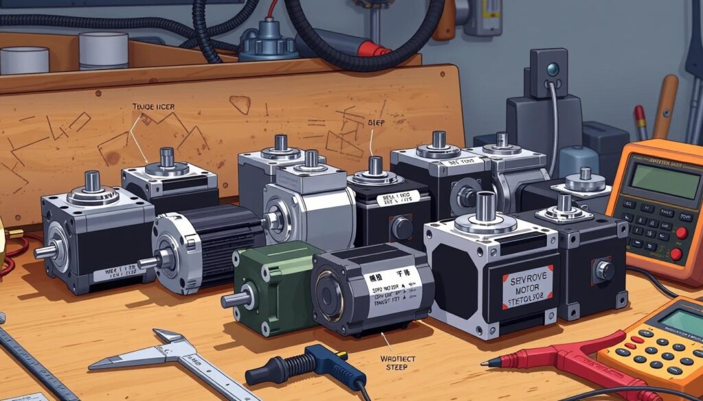 how to select servo motor for robotic arm