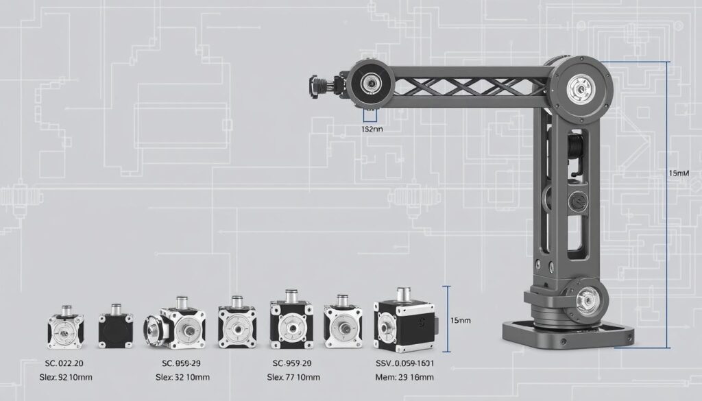 servo motor size and mounting considerations