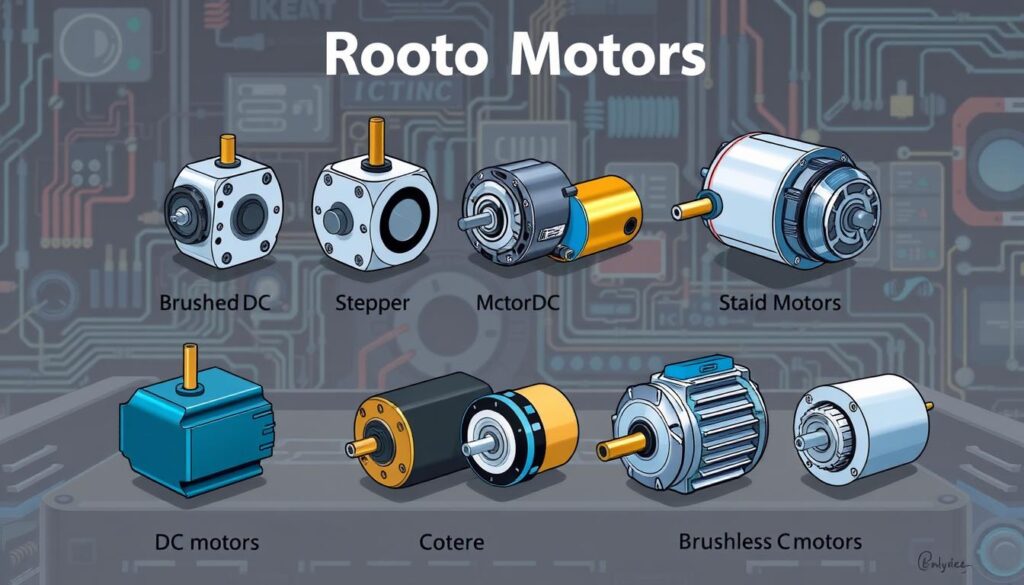 types of robot motors